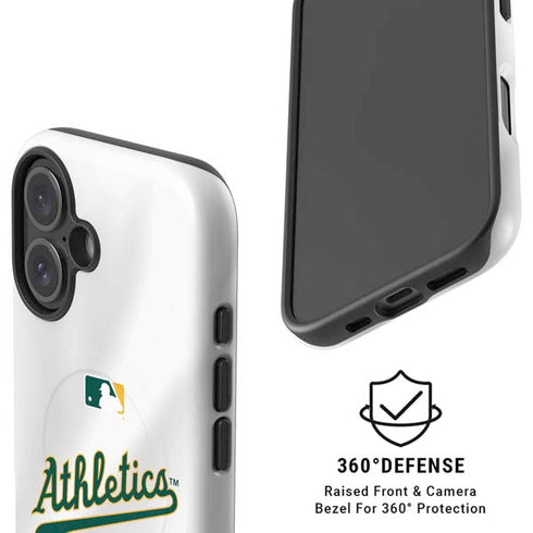 MLB Oakland Athletics Home Jersey iPhone 16 Plus Magsafe Impact Case